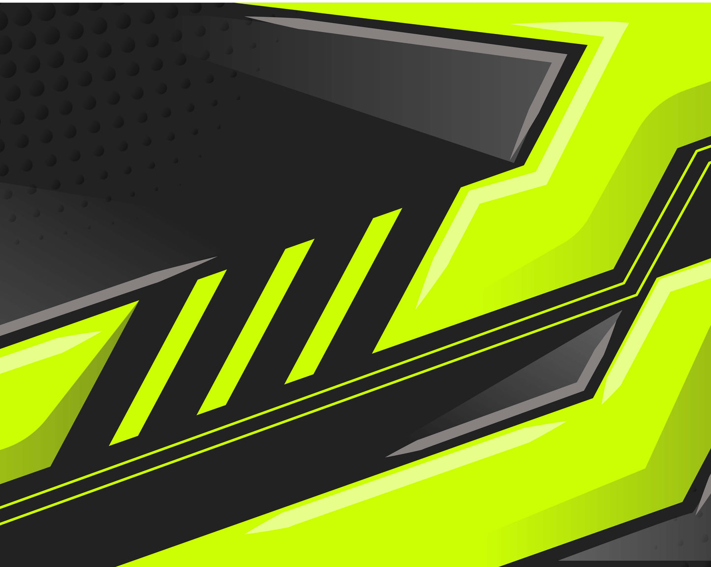 Green and Black Abstract Roof Wrap