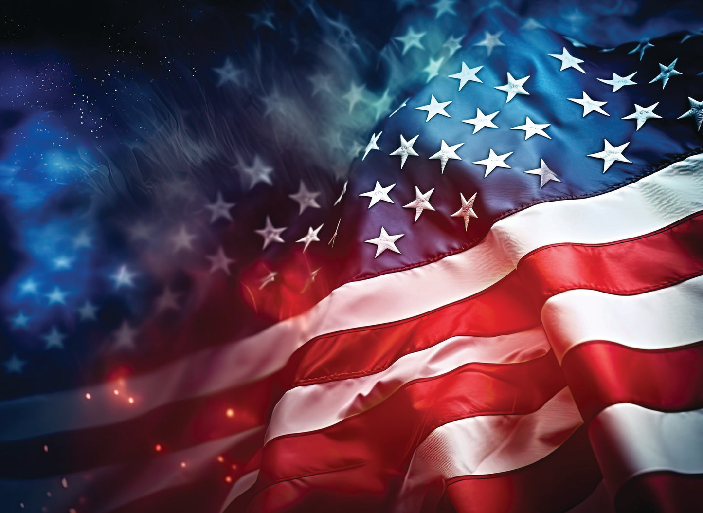 American Flag Roof Wrap