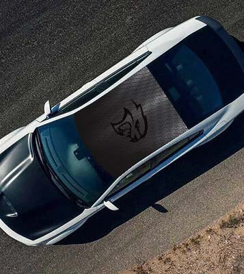 Dodge Hellcat Roof Wrap