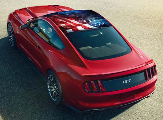 American Flag Roof Wrap